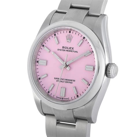 rolex oyster perpetual ladies pink|Rolex Oyster Perpetual 36 126000.